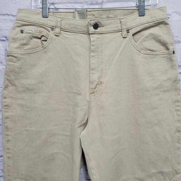 NWT Lee Denim Riders Jeans Womens 14‎ Desert Sand High Rise Preppy Skater - Picture 2 of 10